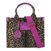 Borsa Southbank Tote Small in tessuto con motivo animalier Kurt Geiger
