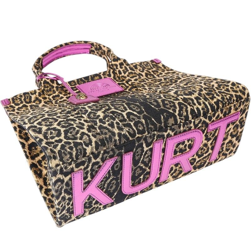 Borsa Southbank Tote Small in tessuto con motivo animalier Kurt Geiger
