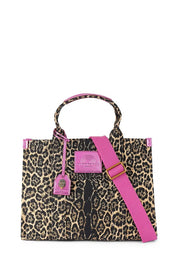 Borsa Southbank Tote in tessuto con motivo animalier Kurt Geiger