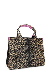 Borsa Southbank Tote in tessuto con motivo animalier Kurt Geiger