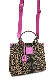 Borsa Southbank Tote in tessuto con motivo animalier Kurt Geiger