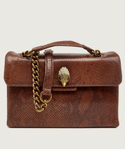 Borsa a spalla Kensington Bag in pelle stampa pitone Kurt Geiger