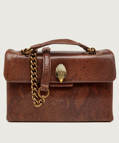 Borsa a spalla Kensington Bag in pelle stampa pitone Kurt Geiger