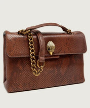 Borsa a spalla Kensington Bag in pelle stampa pitone Kurt Geiger
