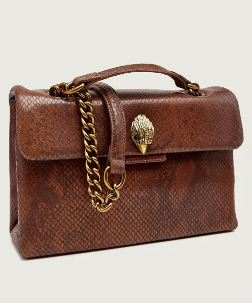 Borsa a spalla Kensington Bag in pelle stampa pitone Kurt Geiger