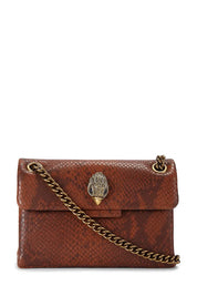 Borsa a spalla Mini Kensington in pelle stampa pitone Kurt Geiger