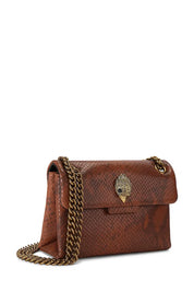 Borsa a spalla Mini Kensington in pelle stampa pitone Kurt Geiger