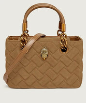 Borsa a mano Square Kensington in suede Kurt Geiger