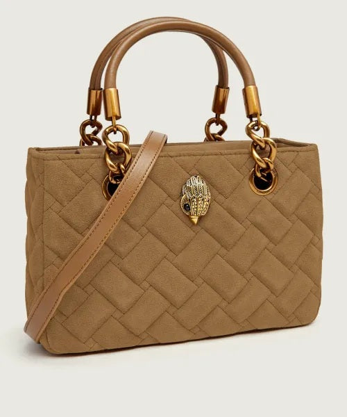 Borsa a mano Square Kensington in suede Kurt Geiger