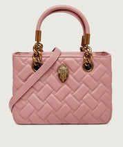 Kurt Geiger Square Kensington leather handbag