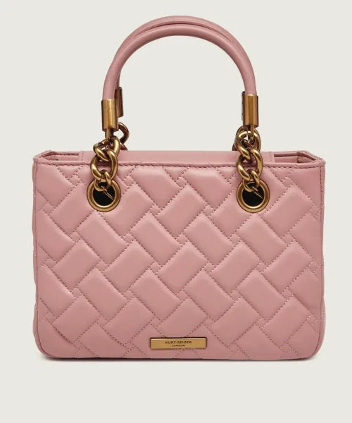 Kurt Geiger Square Kensington leather handbag