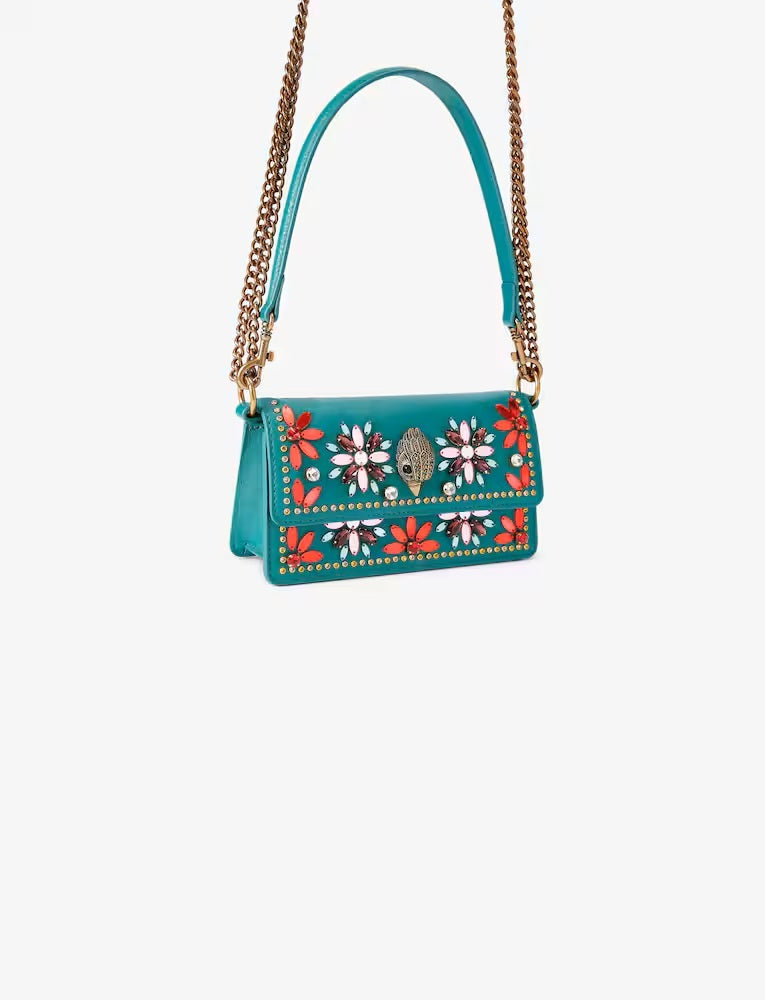 Borsa a spalla Sloane Small Soft Flower in pelle Kurt Geiger