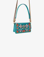 Borsa a spalla Sloane Small Soft Flower in pelle Kurt Geiger