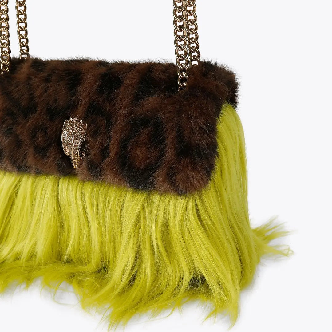 Kurt Geiger Mini Kensington Fur Bag