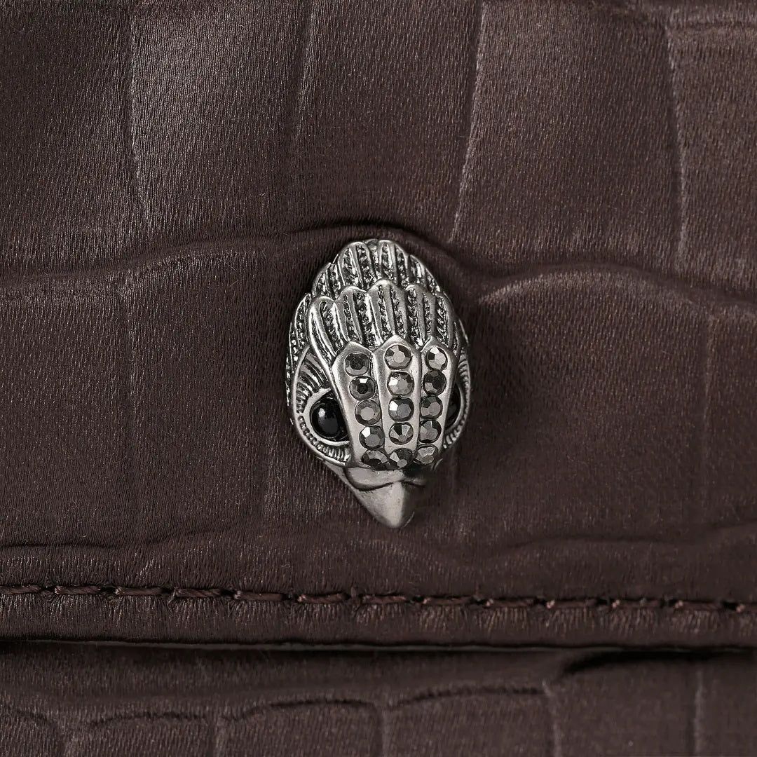 Borsa Micro Kensington Beads in nylon con stampa effetto coccodrillo Kurt Geiger
