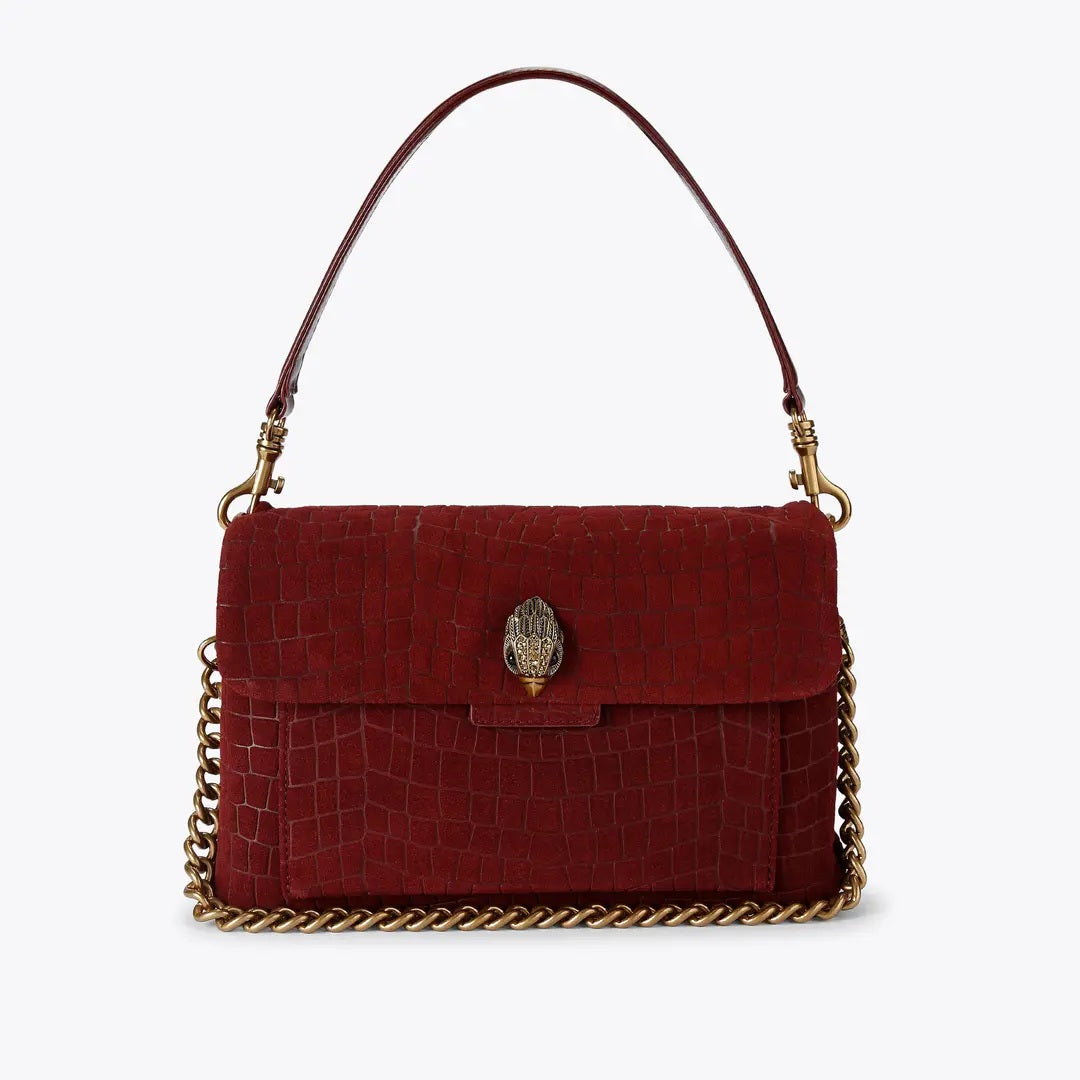 Borsa Celia Shoulder Bag in pelle scamosciata Kurt Geiger
