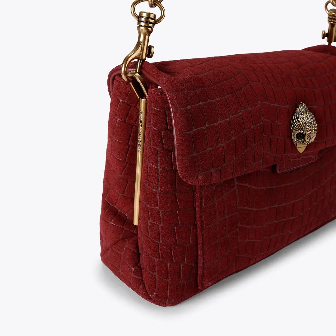 Borsa Celia Shoulder Bag in pelle scamosciata Kurt Geiger