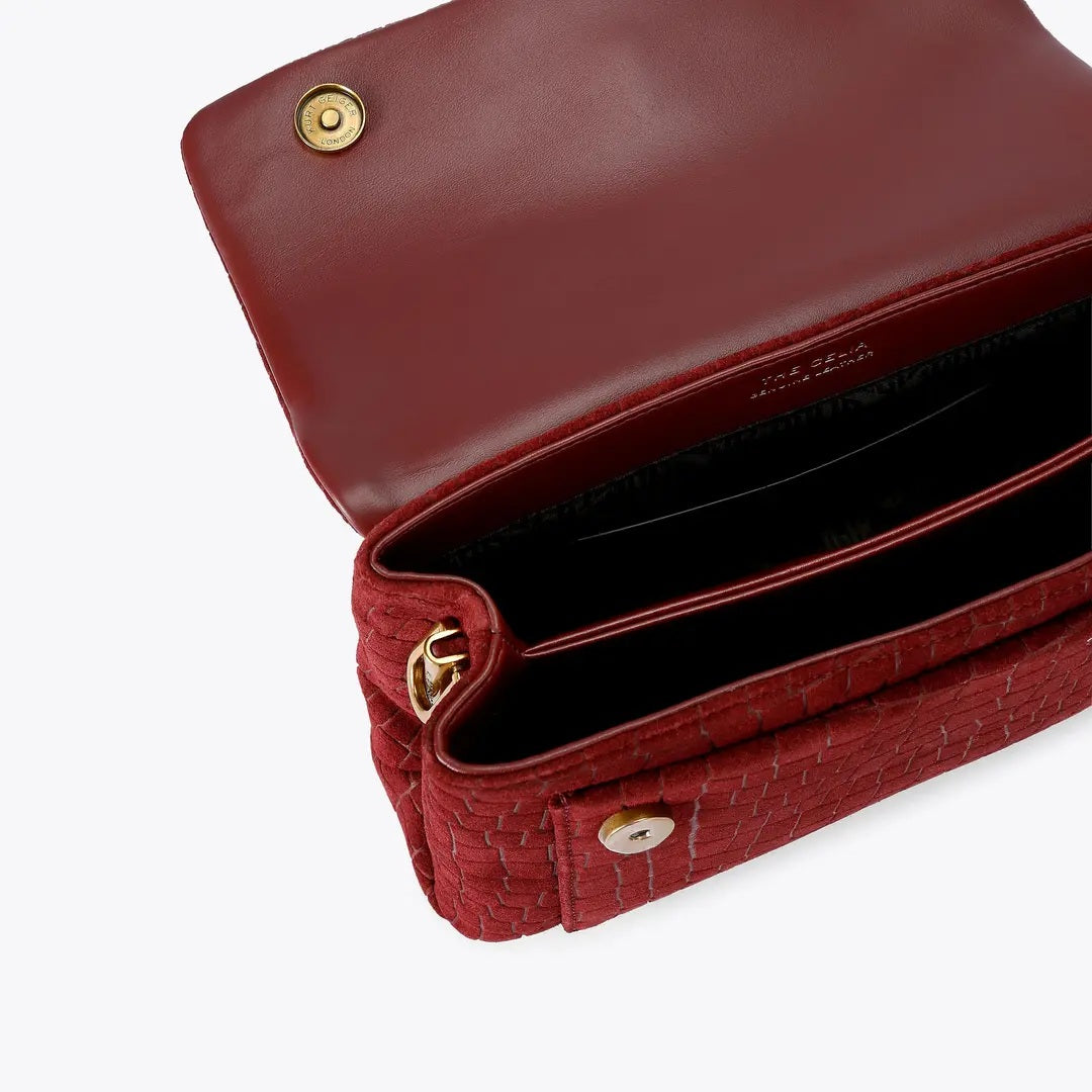 Borsa Celia Shoulder Bag in pelle scamosciata Kurt Geiger