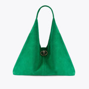 Borsa Chelsea Large Slouch Hobo in pelle scamosciata Kurt Geiger