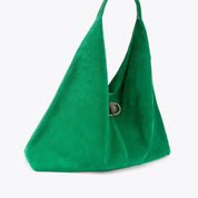 Borsa Chelsea Large Slouch Hobo in pelle scamosciata Kurt Geiger
