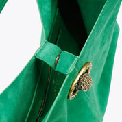 Borsa Chelsea Large Slouch Hobo in pelle scamosciata Kurt Geiger