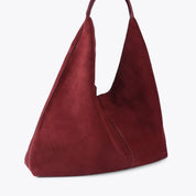Borsa Chelsea Large Slouch Hobo in pelle scamosciata Kurt Geiger