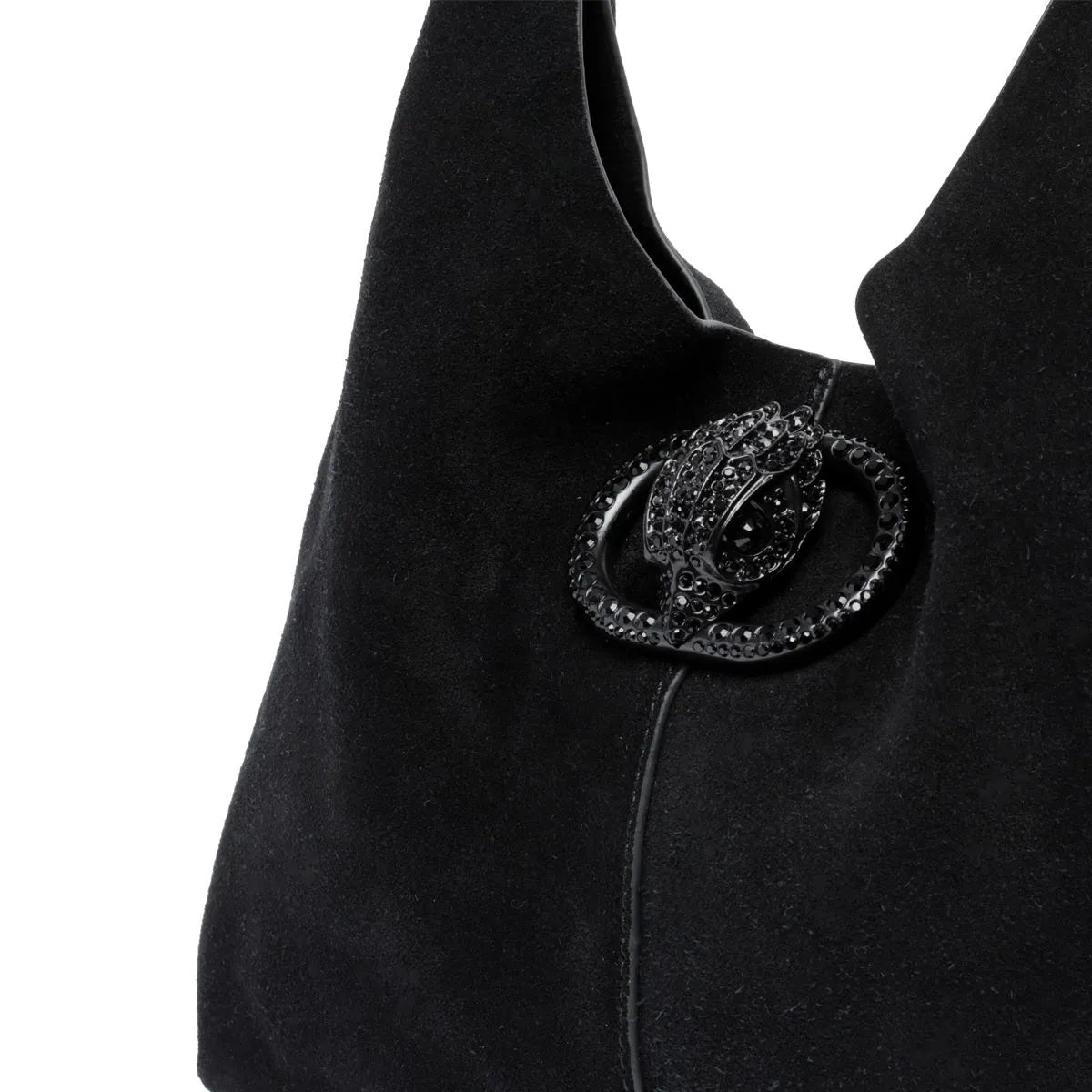 Borsa Chelsea Small Slouch Hobo in pelle scamosciata Kurt Geiger