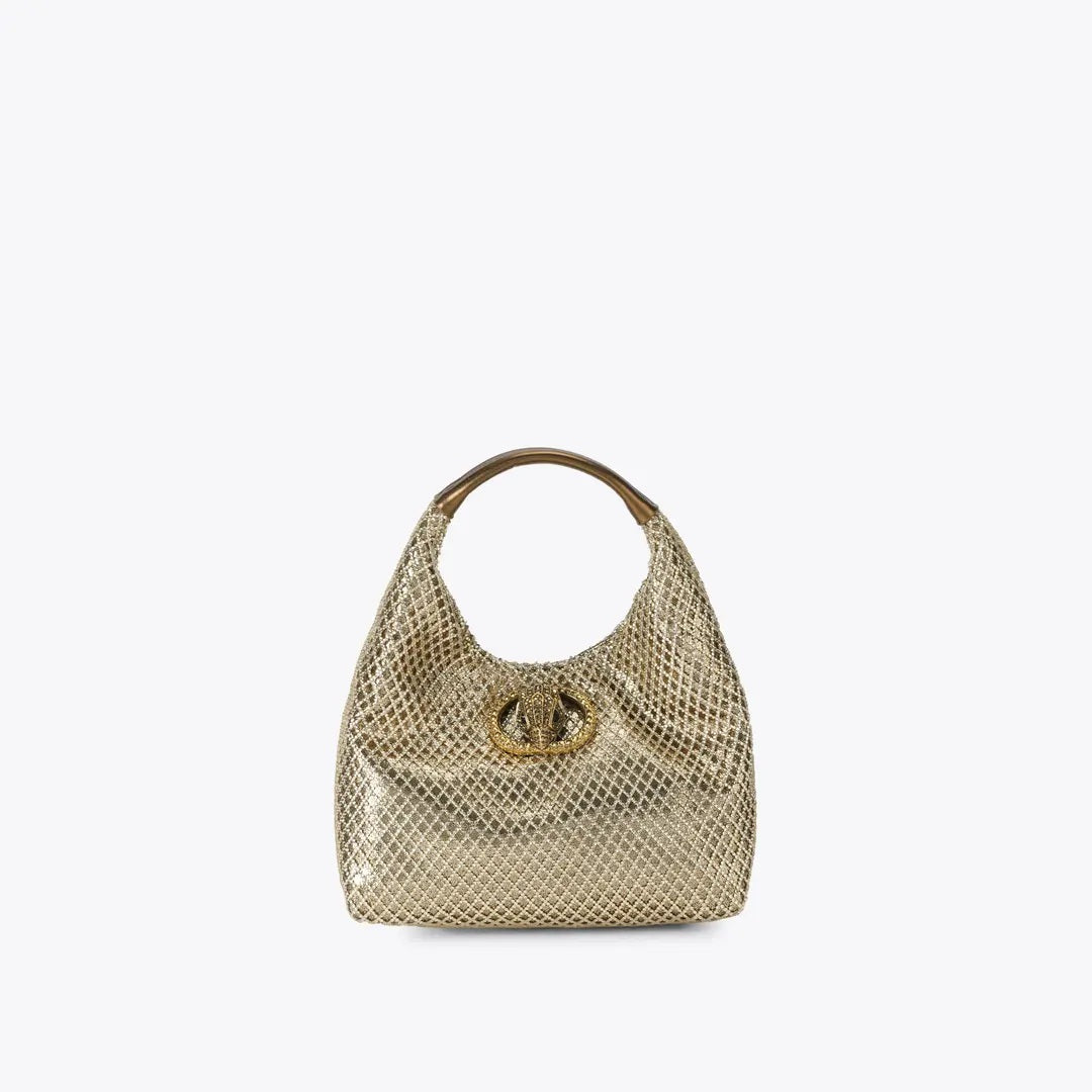 Borsa Chelsea Small Slouch Hobo in tessuto Kurt Geiger