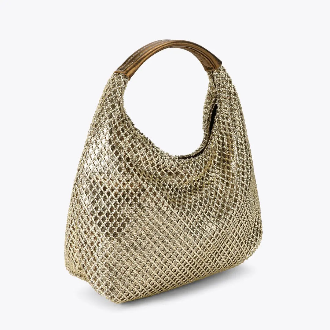 Borsa Chelsea Small Slouch Hobo in tessuto Kurt Geiger