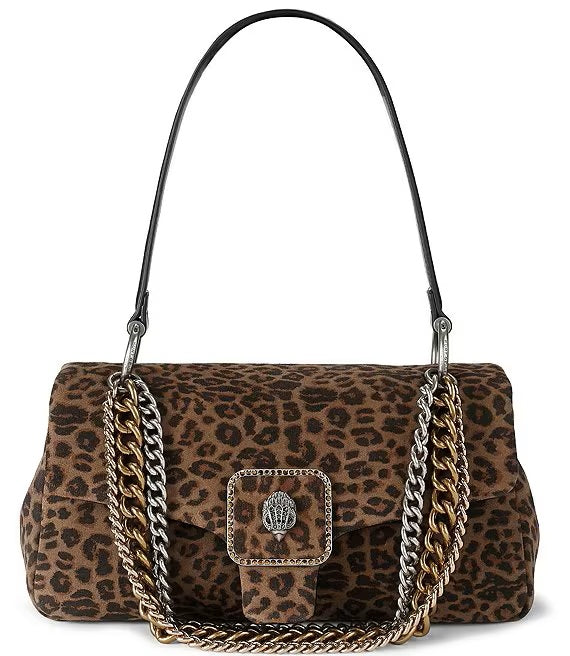 Borsa Pimlico Bag Chain in pelle scamosciata Kurt Geiger