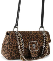 Borsa Pimlico Bag Chain in pelle scamosciata Kurt Geiger