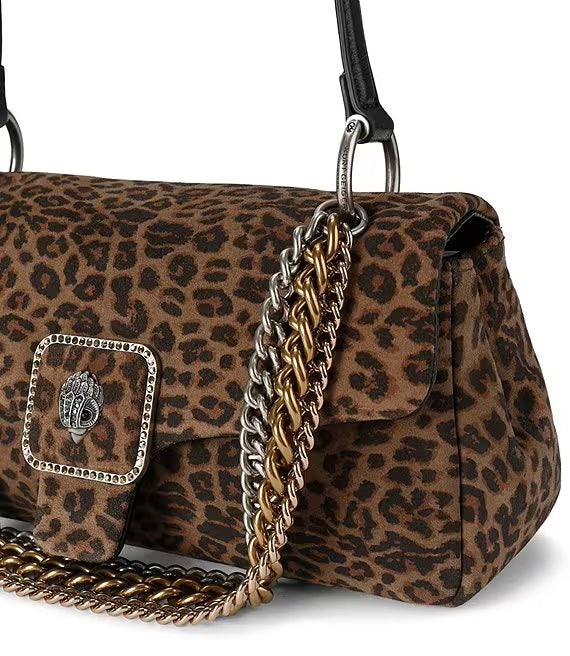 Borsa Pimlico Bag Chain in pelle scamosciata Kurt Geiger