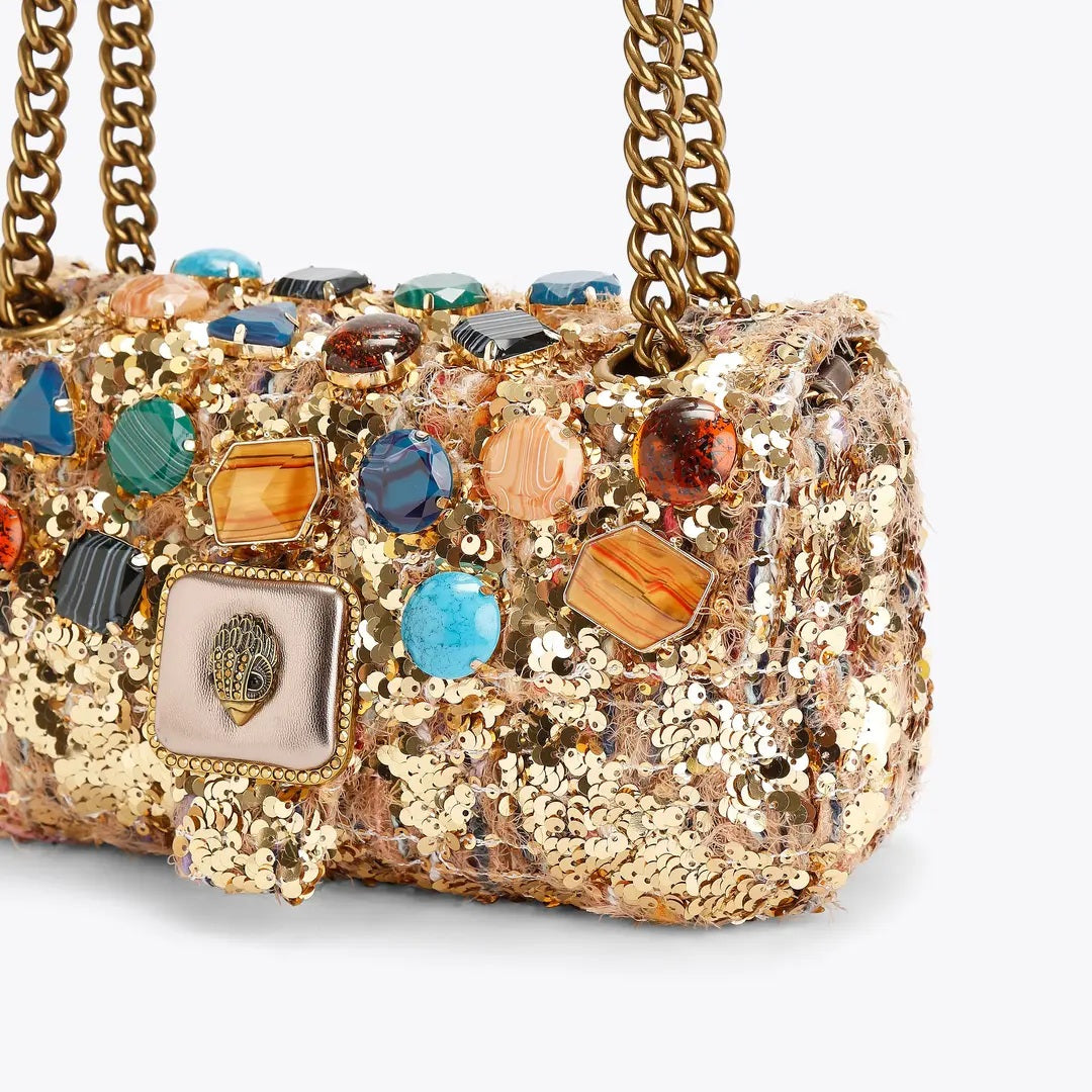 Borsa Pimlico Bag in tessuto tweed Kurt Geiger