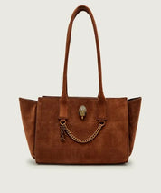 Borsa Sloane Small Shopper in pelle scamosciata Kurt Geiger