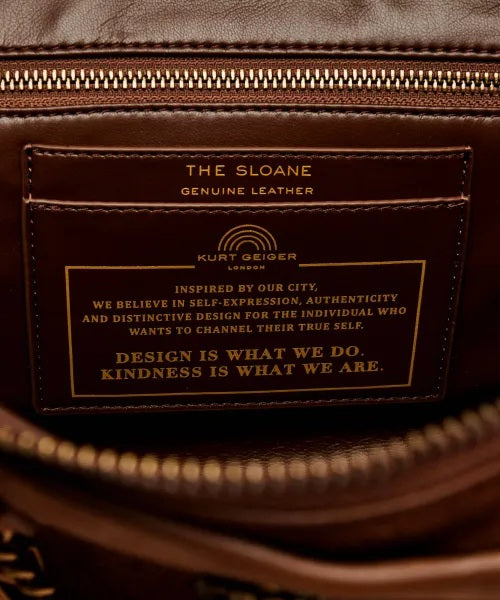 Borsa Sloane Small Shopper in pelle scamosciata Kurt Geiger