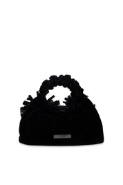 Borsa Mini Tote Pom in velluto Kurt Geiger