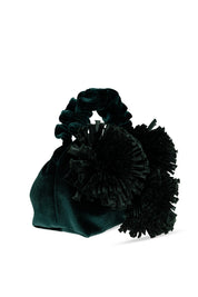Kurt Geiger Velvet Pom Mini Tote Bag