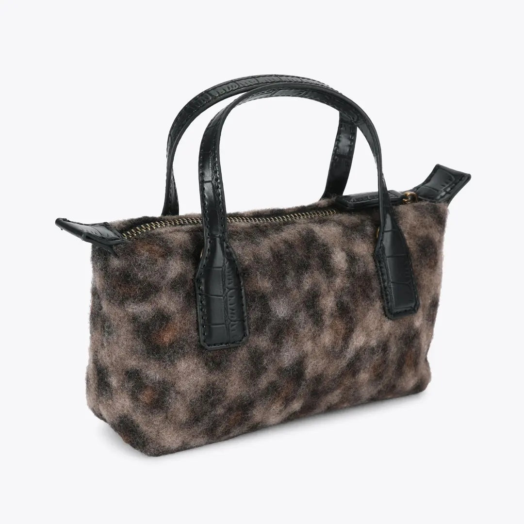 Borsa a mano Tiny Sloane Bag in pelliccia sintetica Kurt Geiger