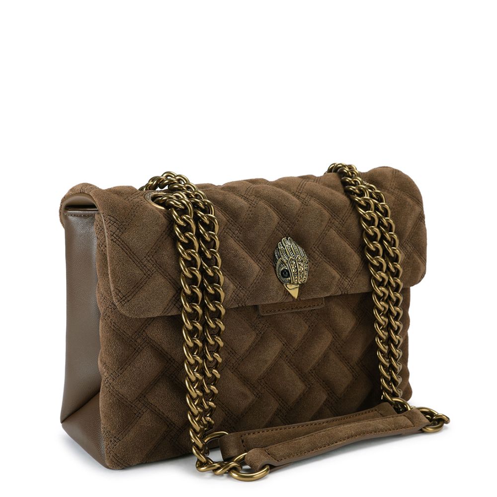 Borsa Kensington Bag in suede Kurt Geiger