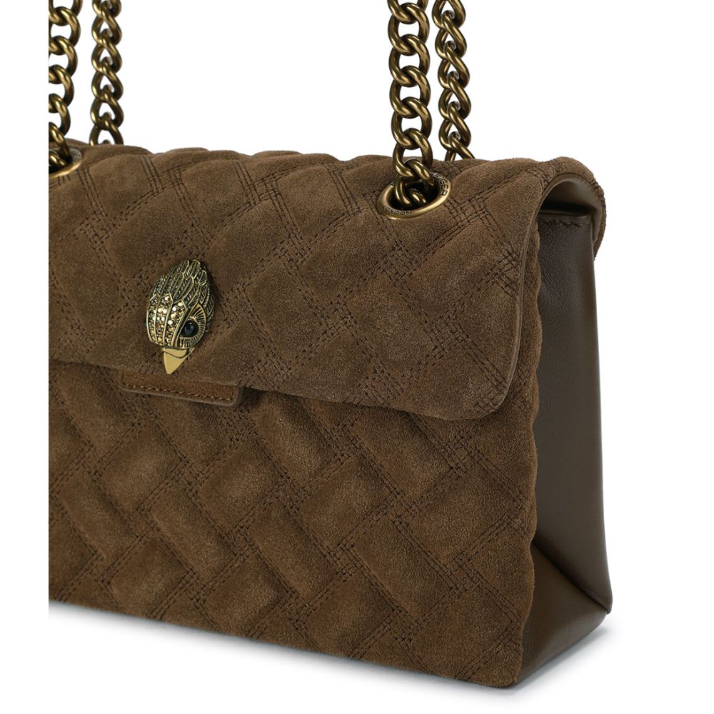 Borsa Kensington Bag in suede Kurt Geiger