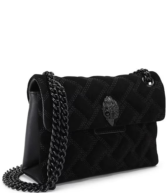 Mini Kensington Drench bag in Kurt Geiger suede