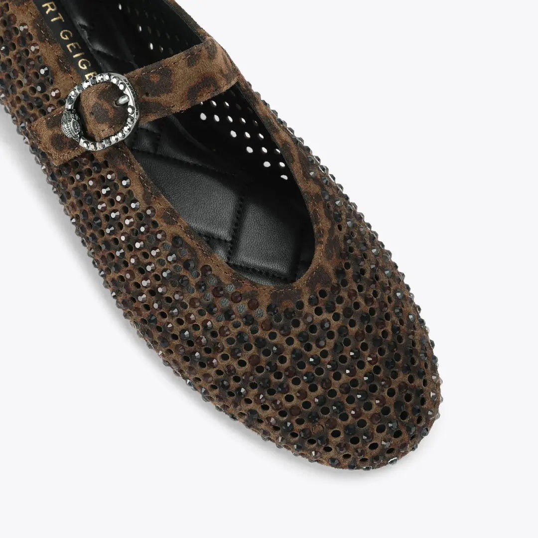 Ballerine Mayfair in pelle scamosciata Kurt Geiger