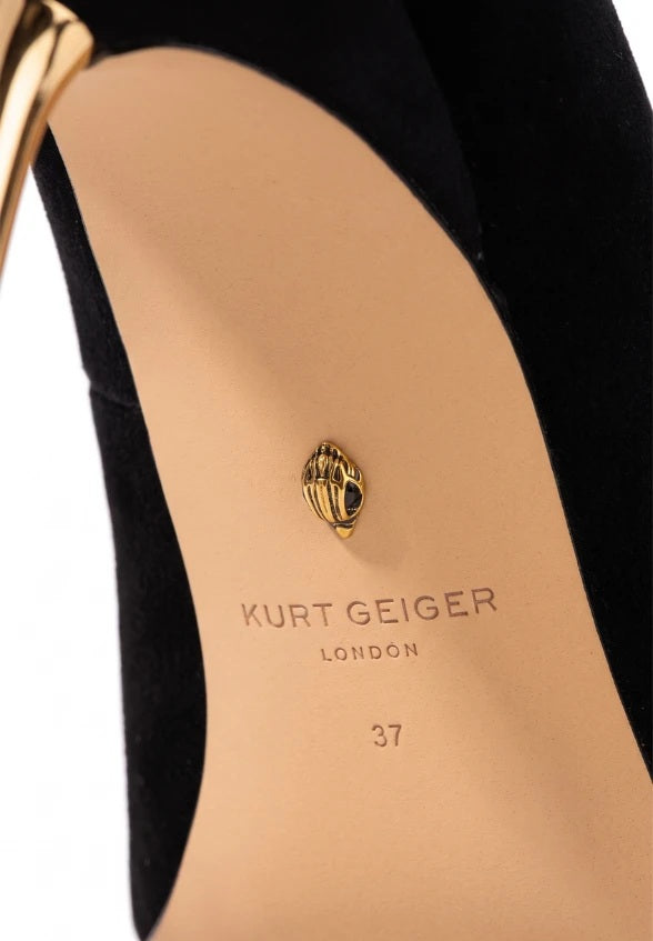 Decollete Bank Court in pelle scamosciata Kurt Geiger