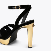Sherbert Cross Sandal in Kurt Geiger velvet