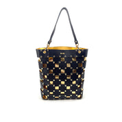 M*Brc Square Leather Shoulder Bag