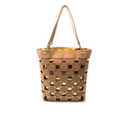 M*Brc Square Leather Shoulder Bag