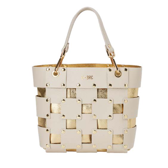 M*Brc Square Leather Shoulder Bag