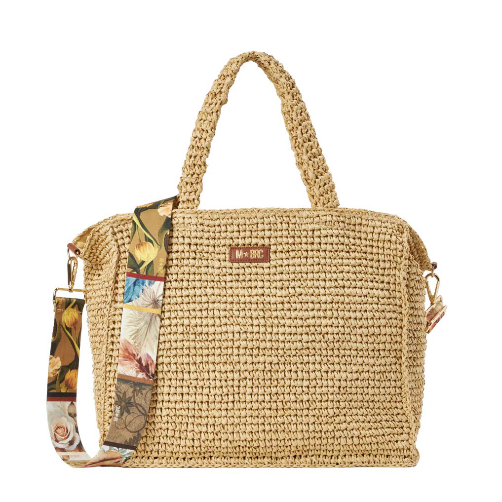 Borsa Shopping Raffia M*Brc