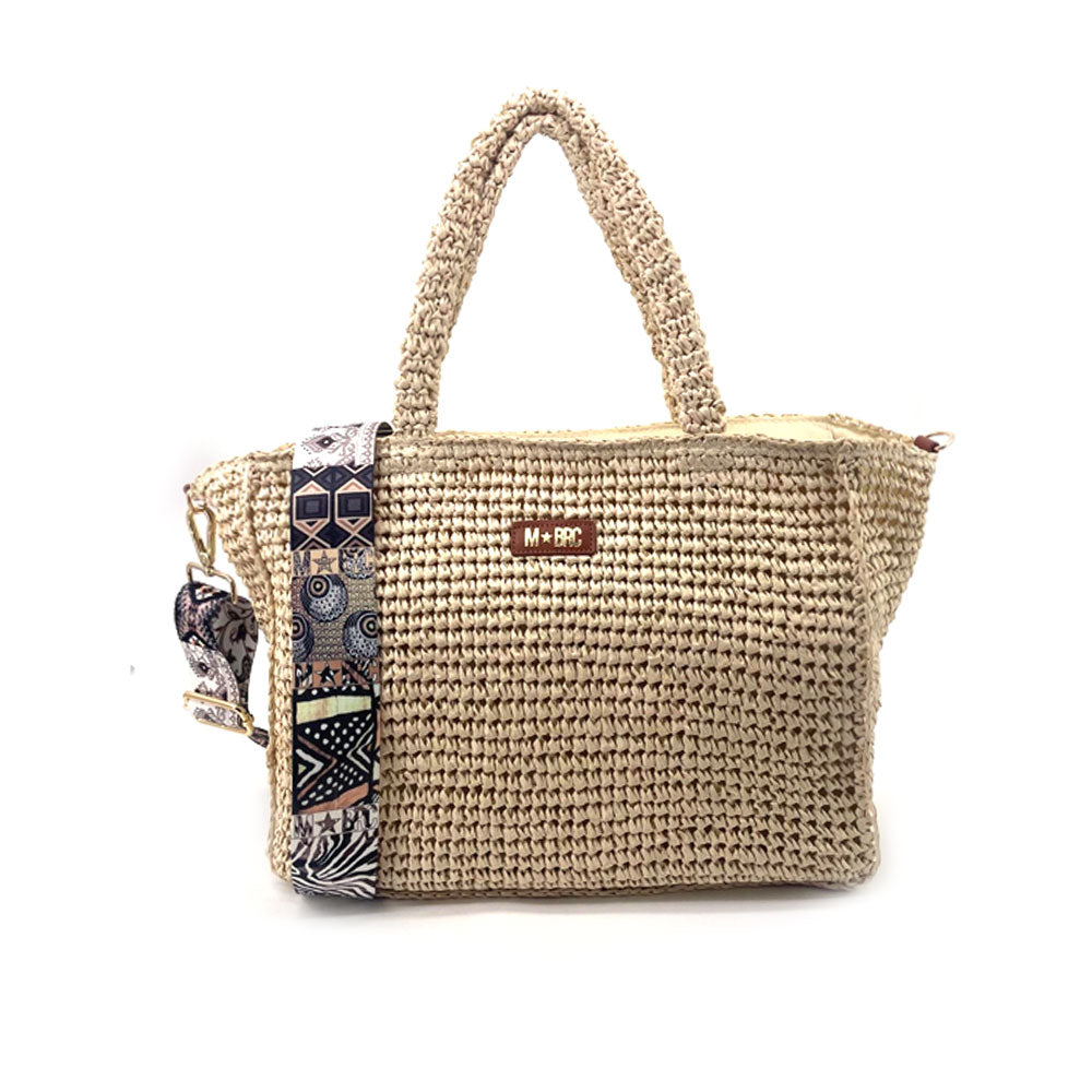 Borsa Shopping Raffia M*Brc