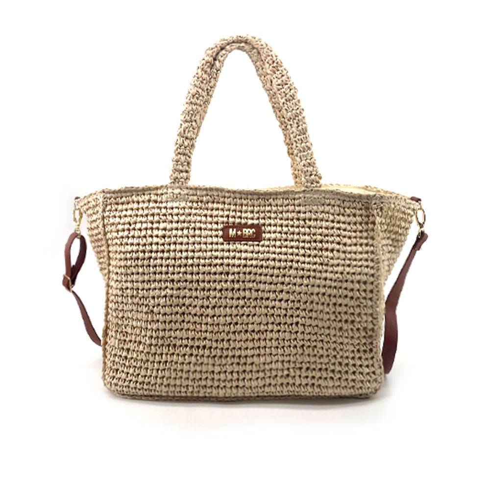 Borsa Shopping Raffia M*Brc